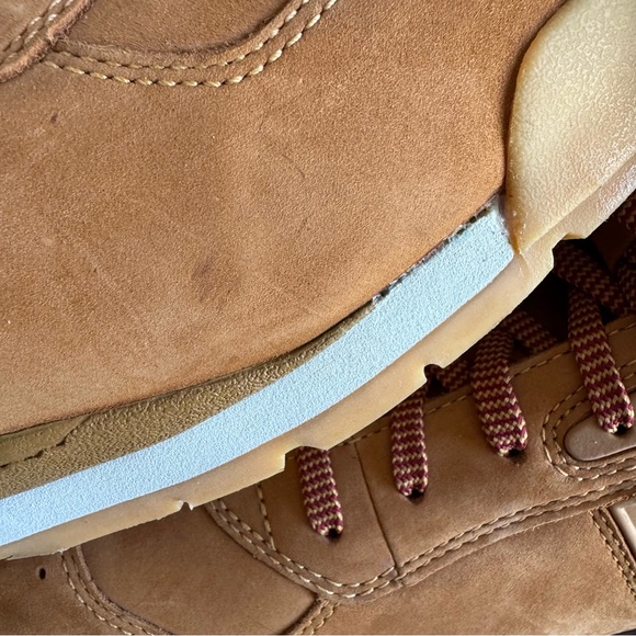 Nike Air Baltoro Premium Leather Hi Top Sneaker Boots Wheat/Maroon - Men’s US 15 - Picture 3 of 8